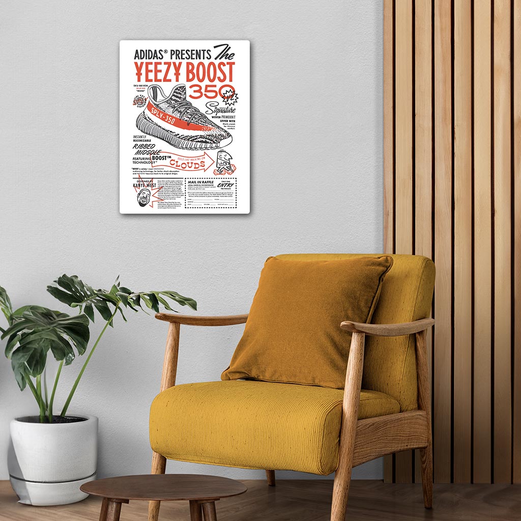 Yeezy Boost Flyer Sneakers Poster