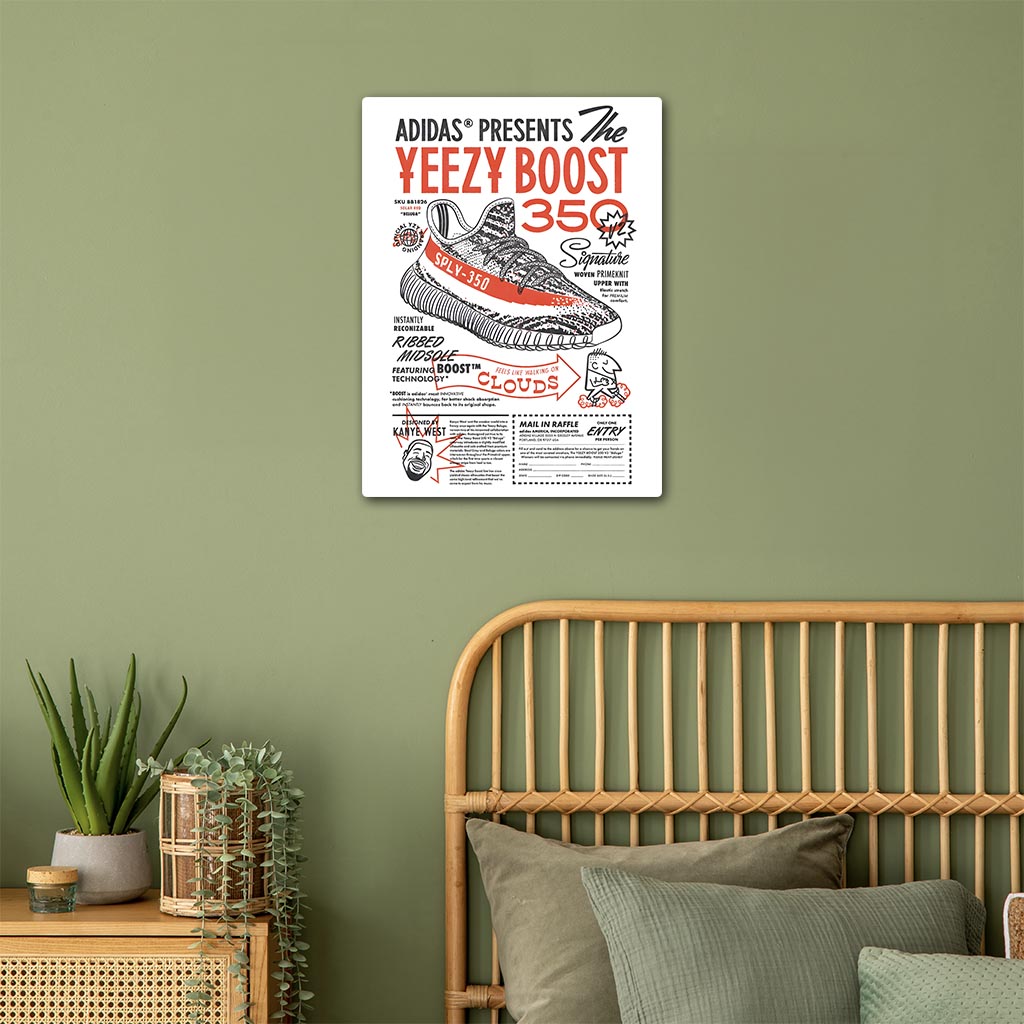 Yeezy Boost Flyer Sneakers Poster