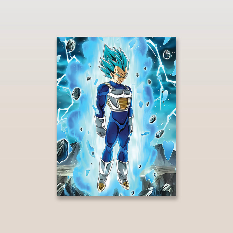 Vegeta Dragon Ball Z Metal Poster