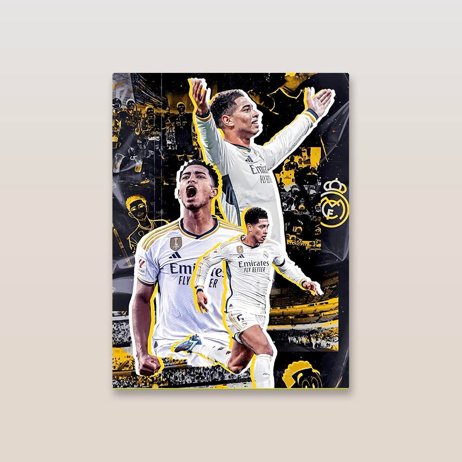 Jude Bellingham Real Madrid Metal Poster