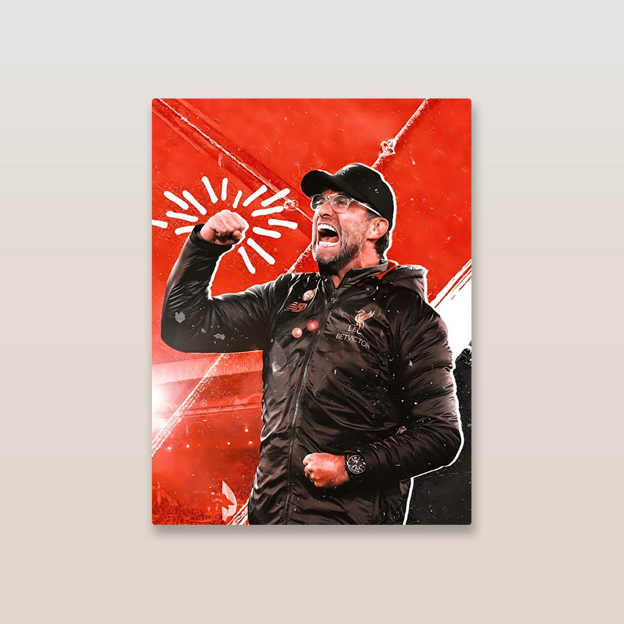 Jurgen Klopp Liverpool Metal Poster