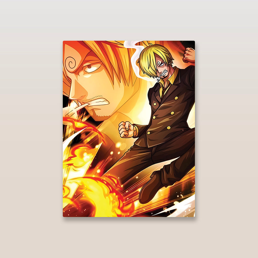 Sanji One Piece Metal Poster