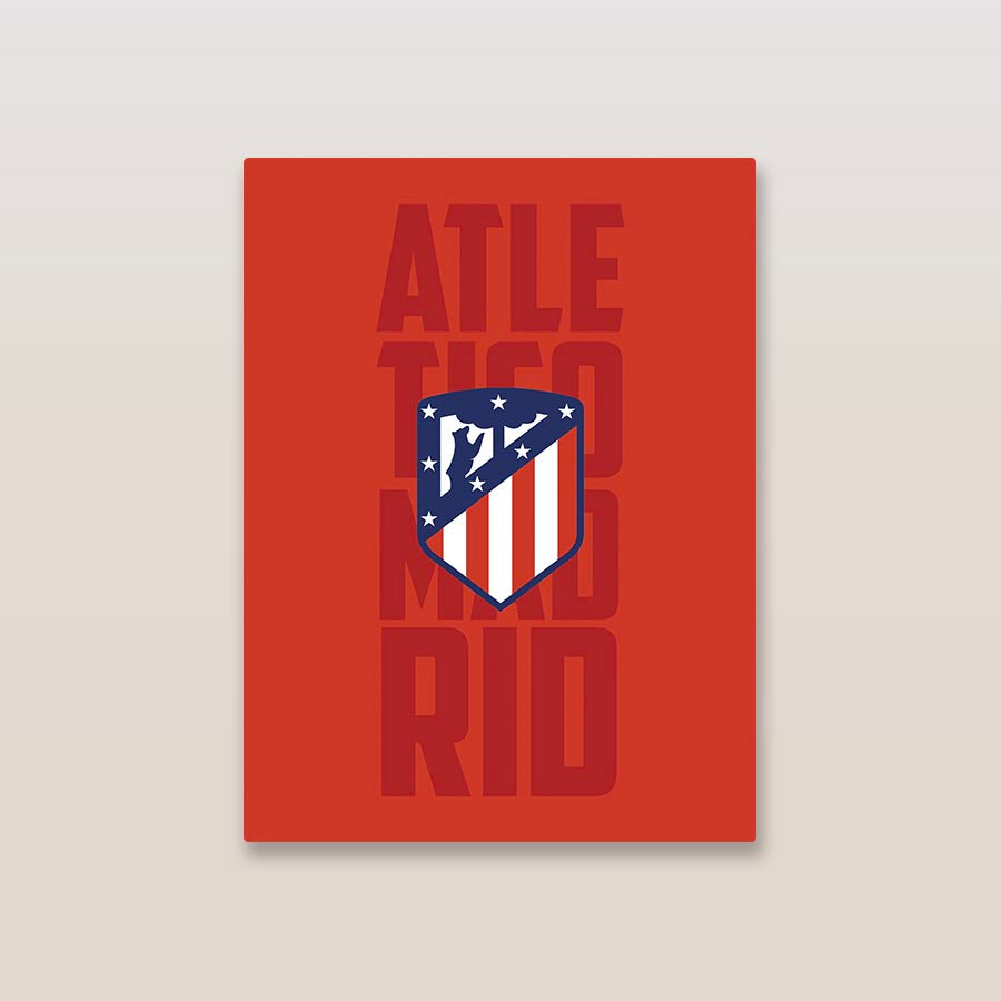 Atletico Madrid Club Metal Poster