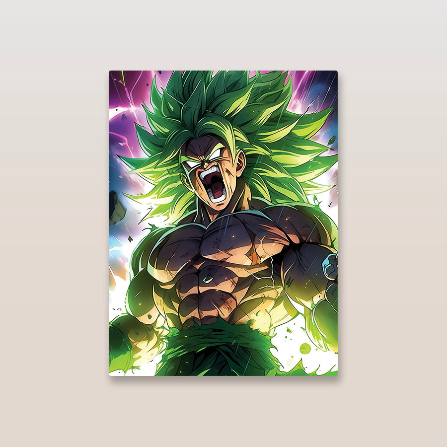 Broly Dragon Ball Z Metal Poster