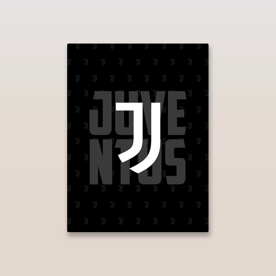 Juventus Metal Poster