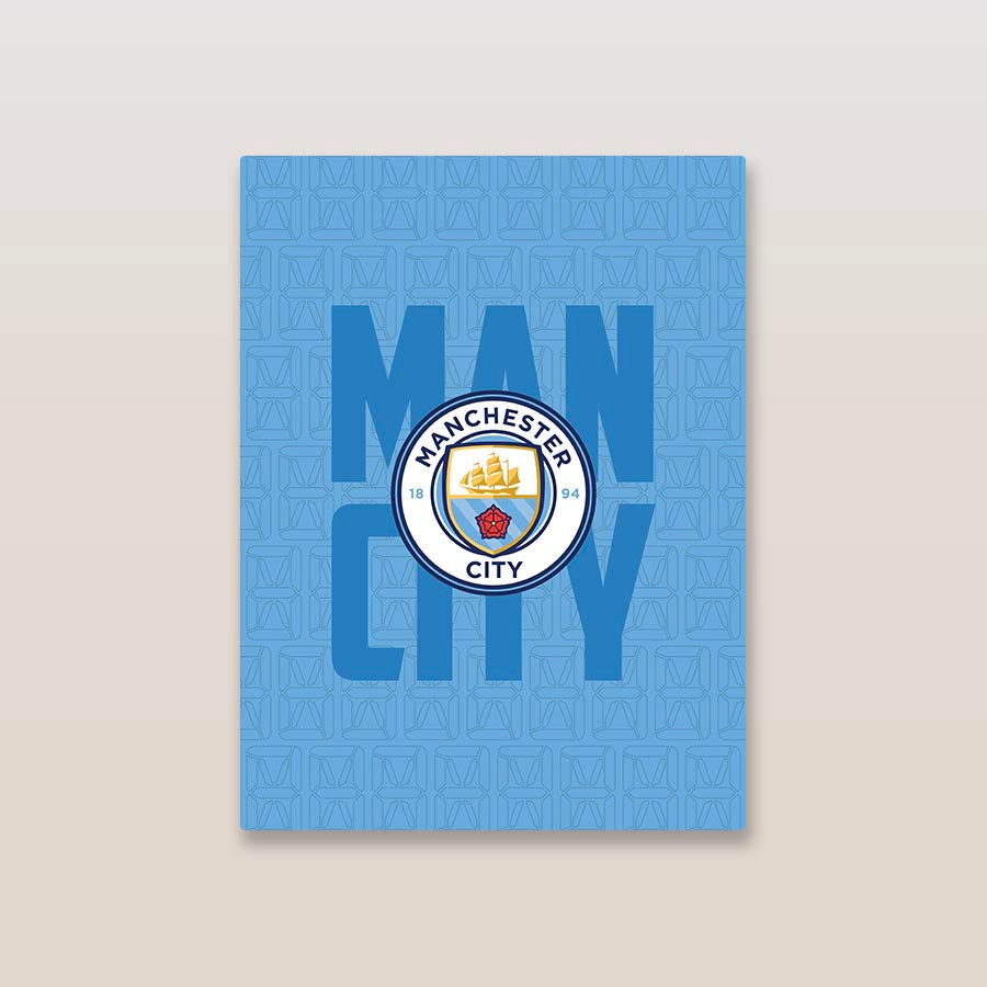 Manchester City FC Metal Poster