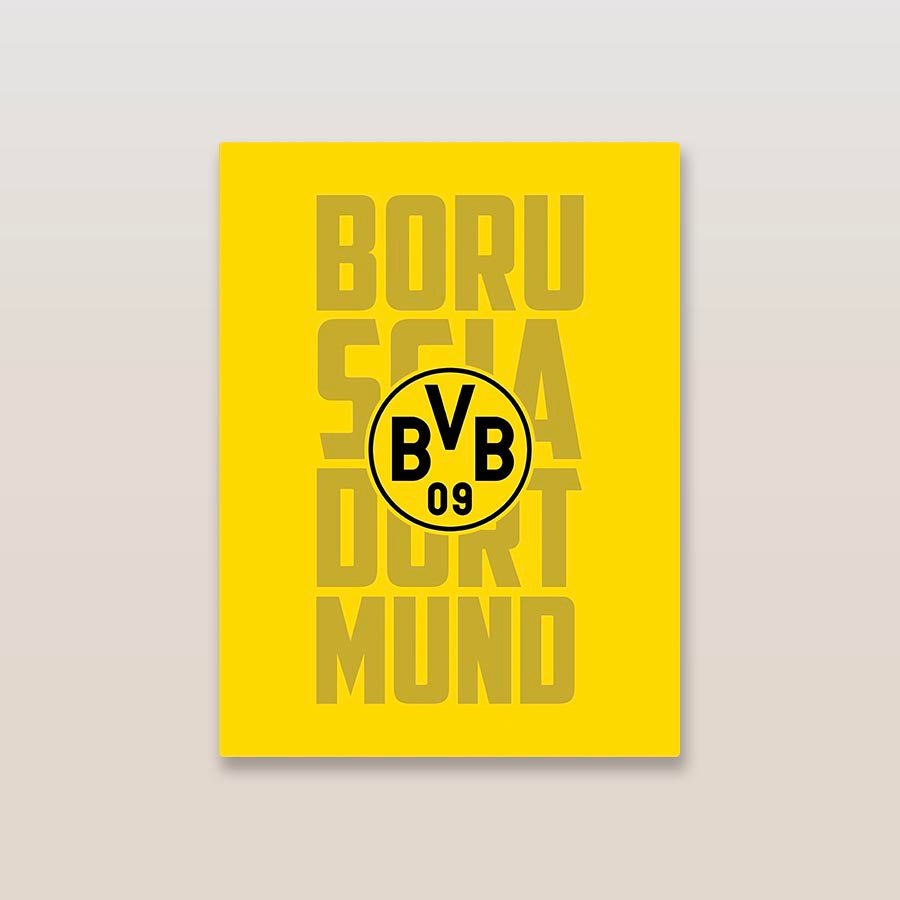 Borussia Dortmund Metal Poster