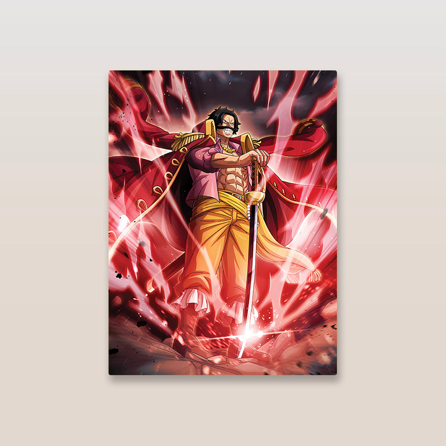 Gol D. Roger One Piece Metal Poster