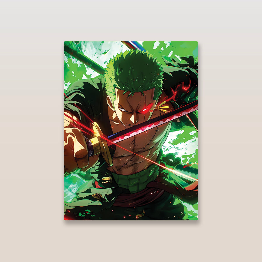 Zoro One Piece Metal Poster