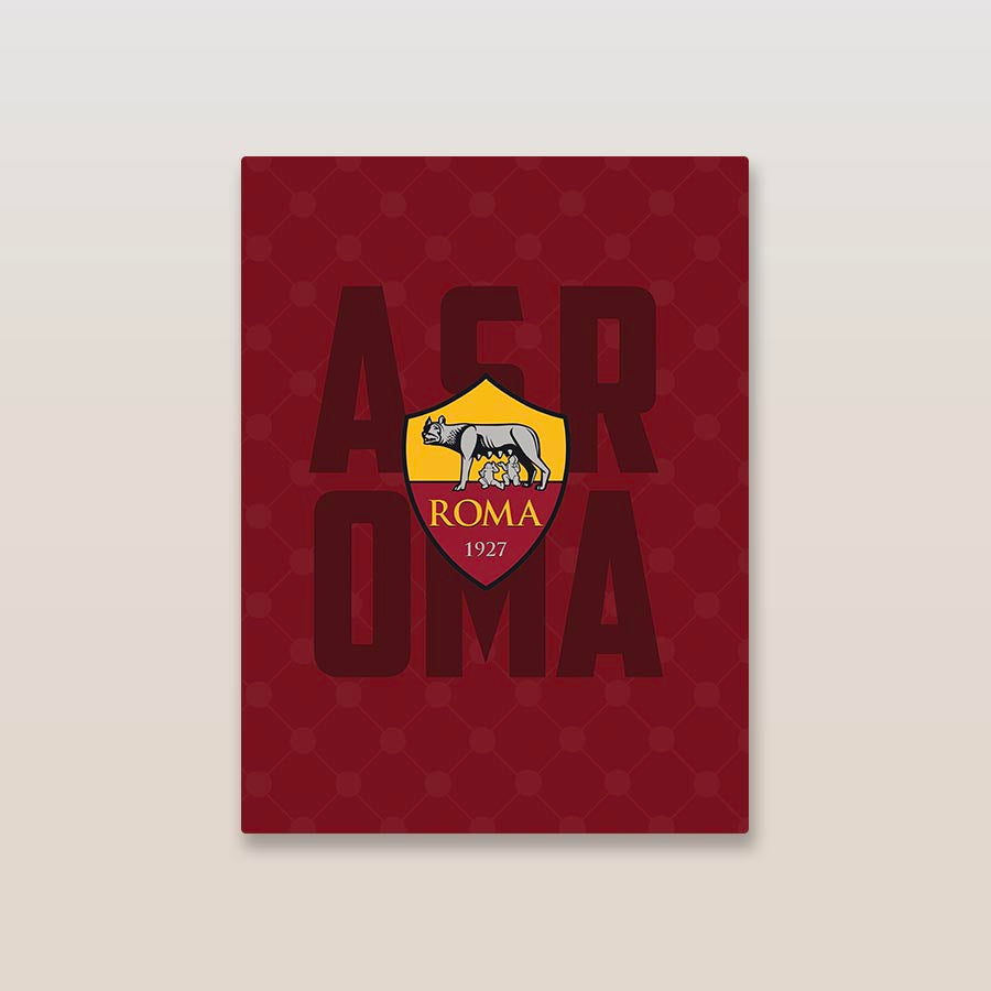 AS Roma Metal Poster