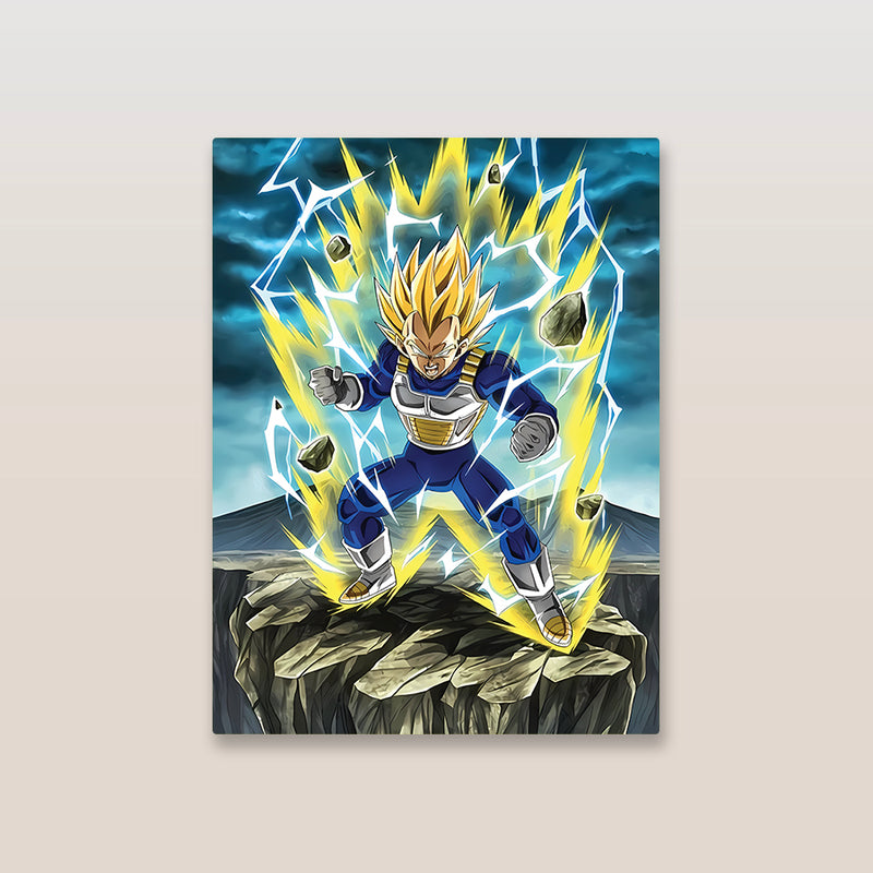 Vegeta Dragon Ball Z Metal Poster