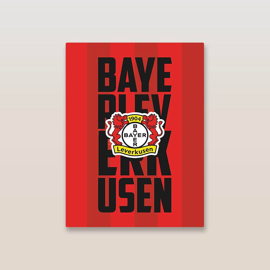 Bayer Leverkusen Metal Poster