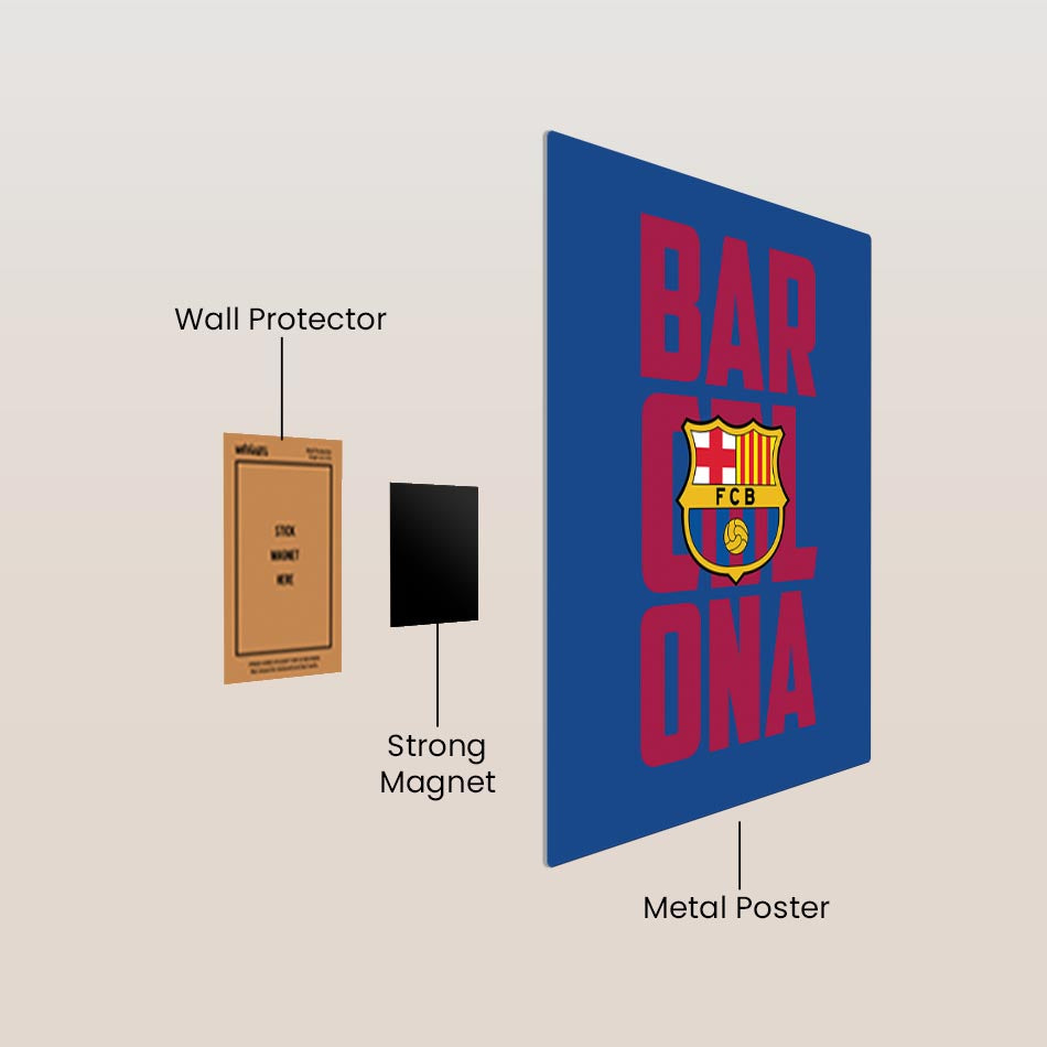 FC Barcelona Metal Poster