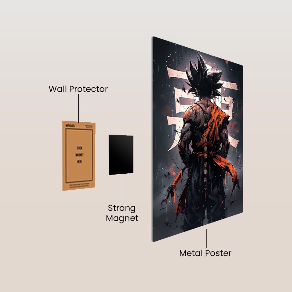 Goku Dragon Ball Z Metal Poster