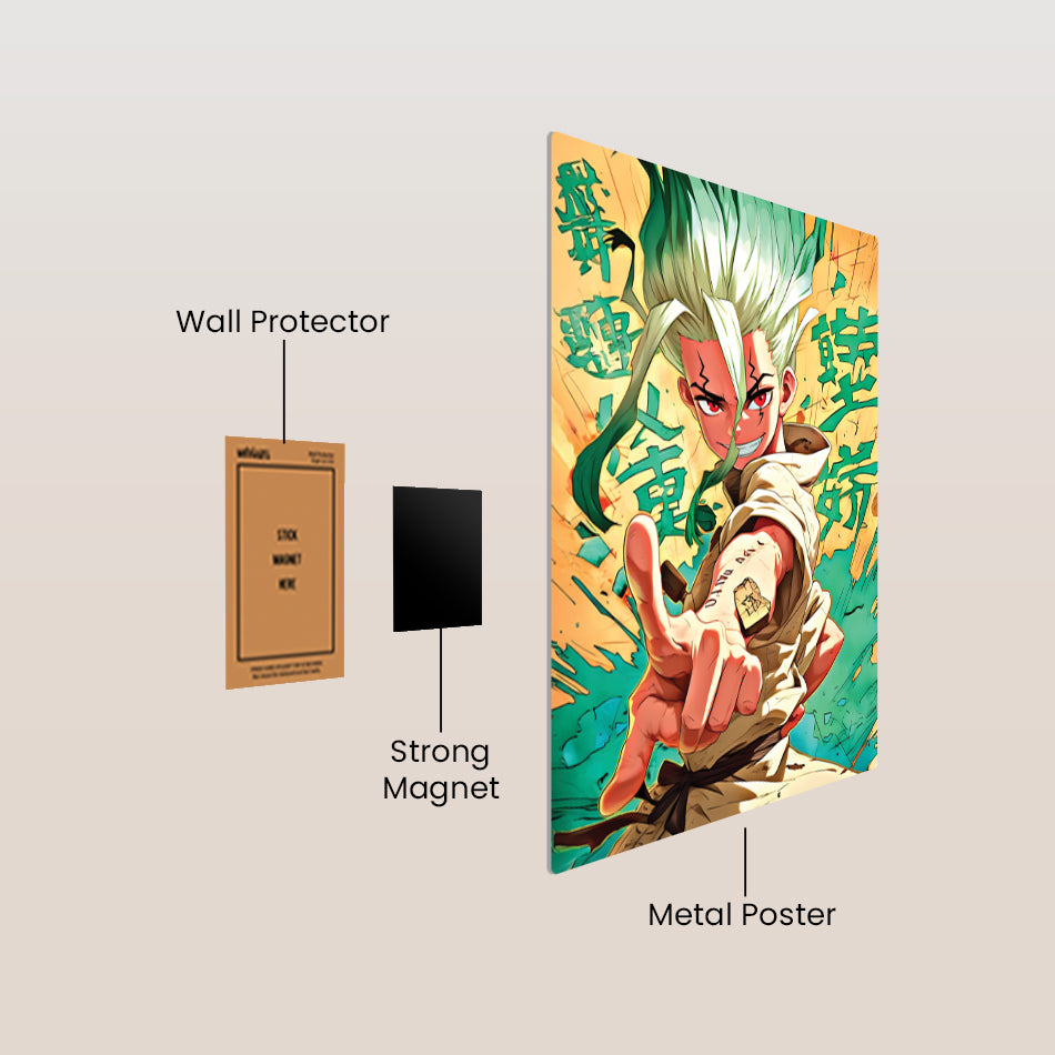 Dr Stone Metal Poster