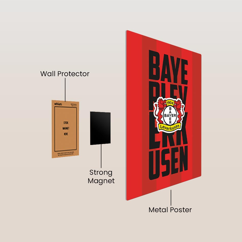 Bayer Leverkusen Metal Poster