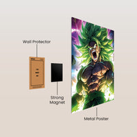 Broly Dragon Ball Z Metal Poster