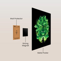Broly Dragon Ball Z Metal Poster