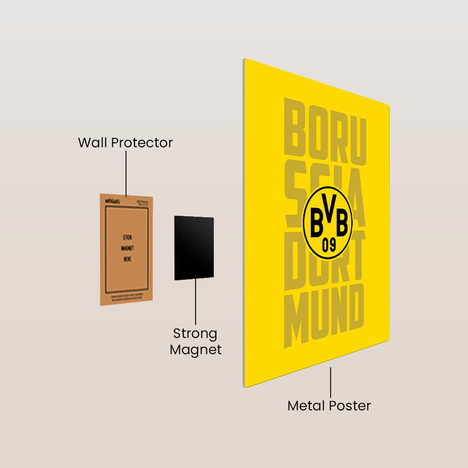 Borussia Dortmund Metal Poster