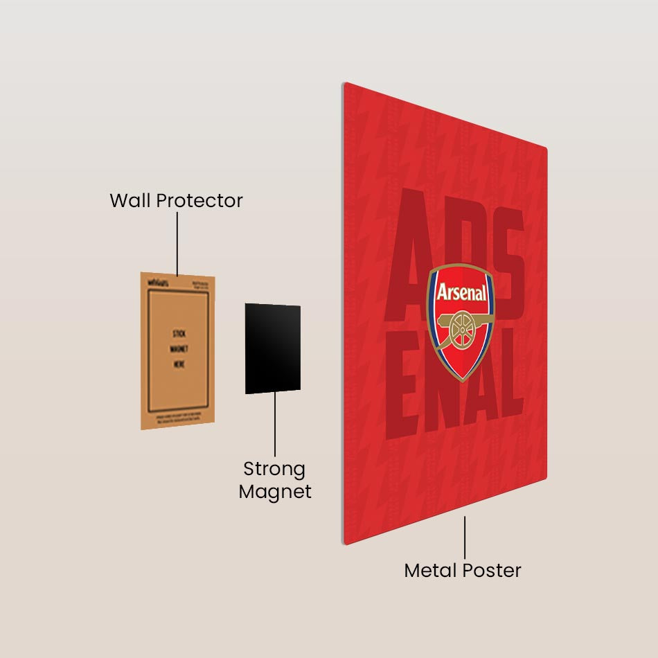 Arsenal FC Metal Poster