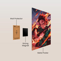 Tanjiro Demon Slayer Metal Poster