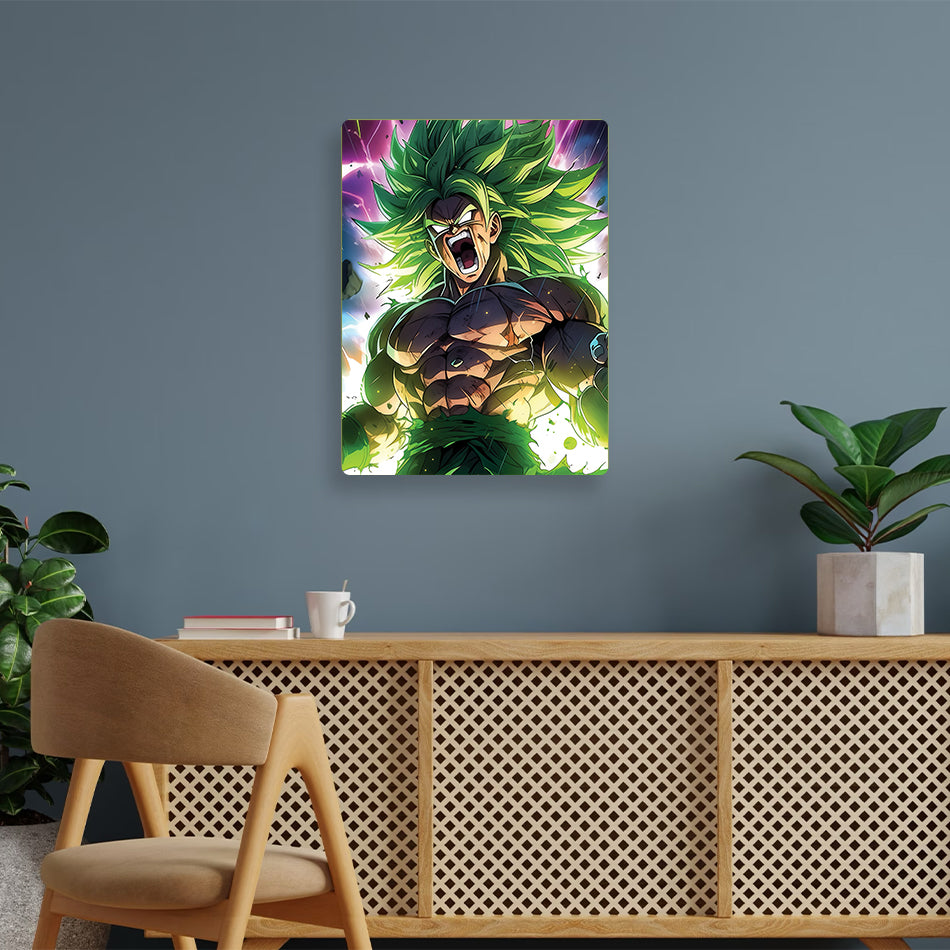 Broly Dragon Ball Z Metal Poster