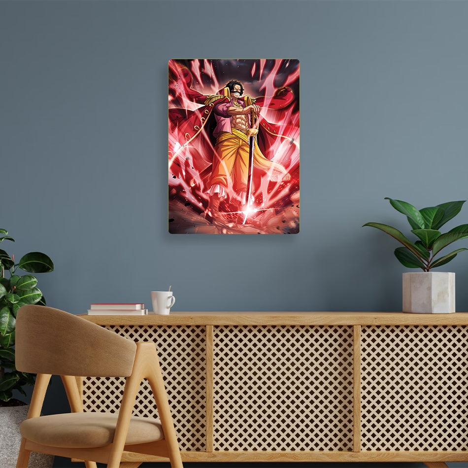 Gol D. Roger One Piece Metal Poster