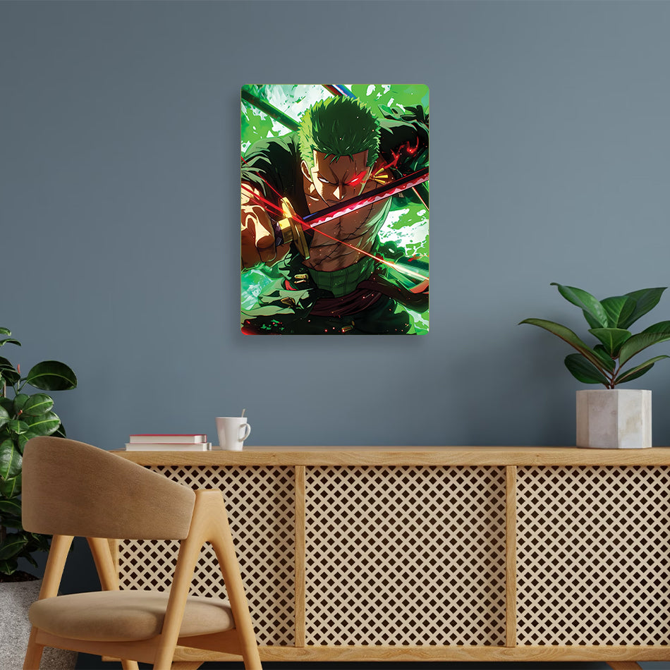 Zoro One Piece Metal Poster