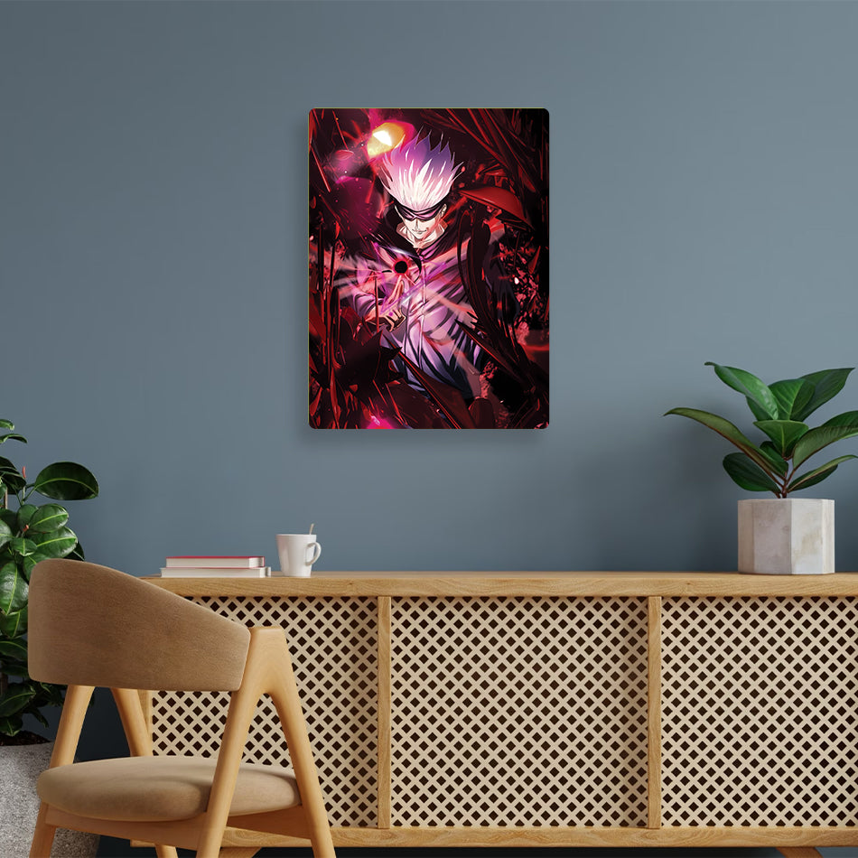 Gojo Satoru Jujutsu Kaisen Metal Poster