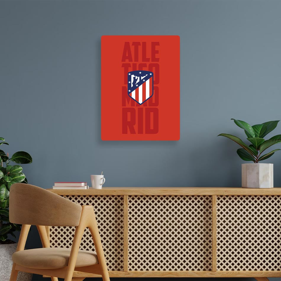 Atletico Madrid Club Metal Poster