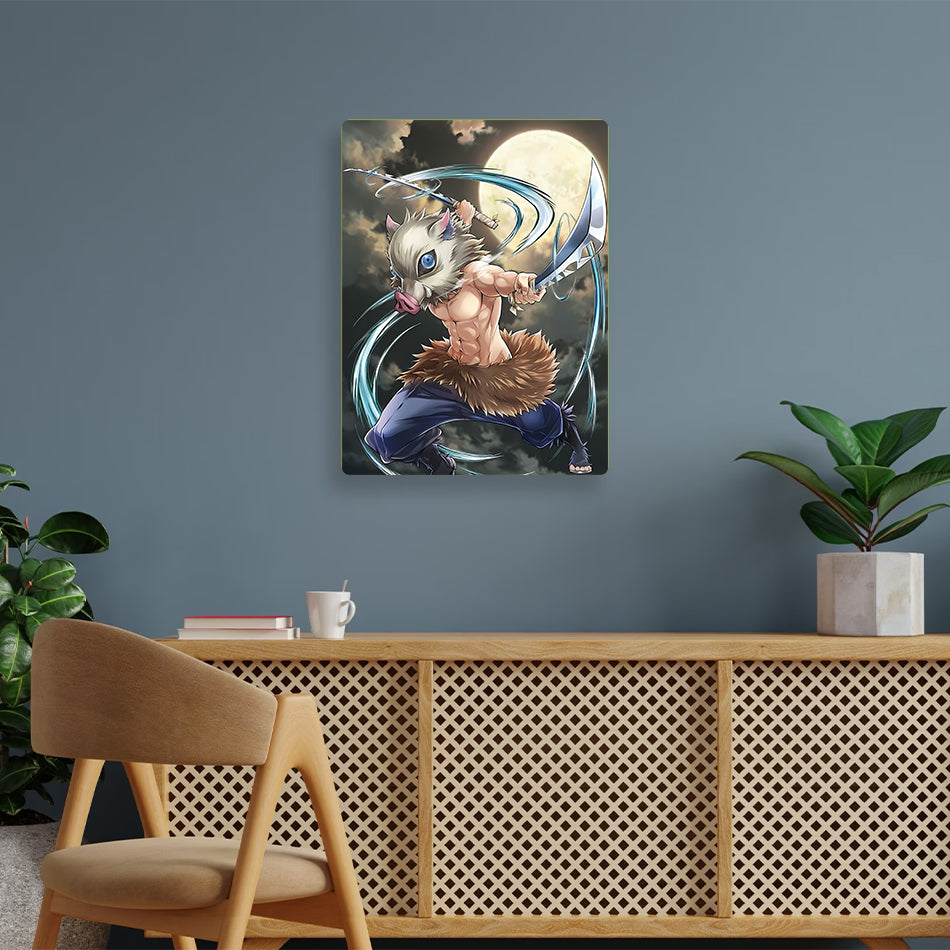 Inosuke Demon Slayer Metal Poster