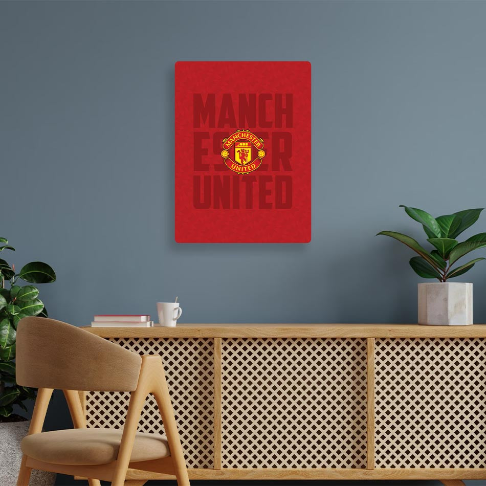 Manchester United Metal Poster