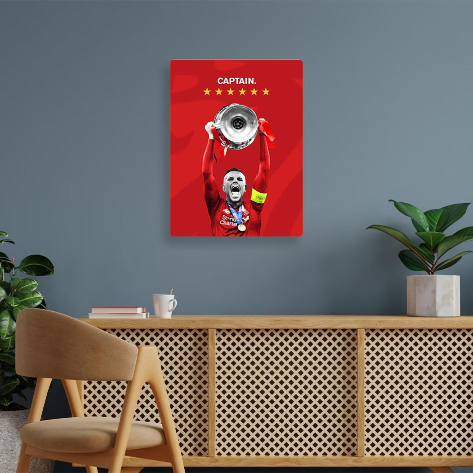 Jordan Henderson Liverpool Metal Poster