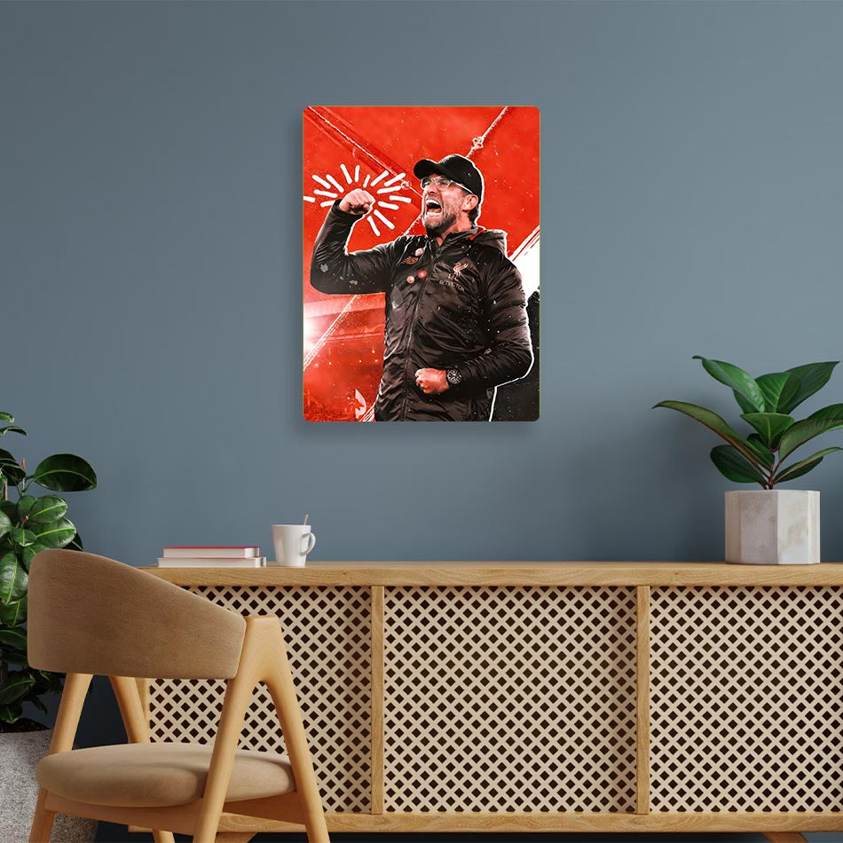 Jurgen Klopp Liverpool Metal Poster