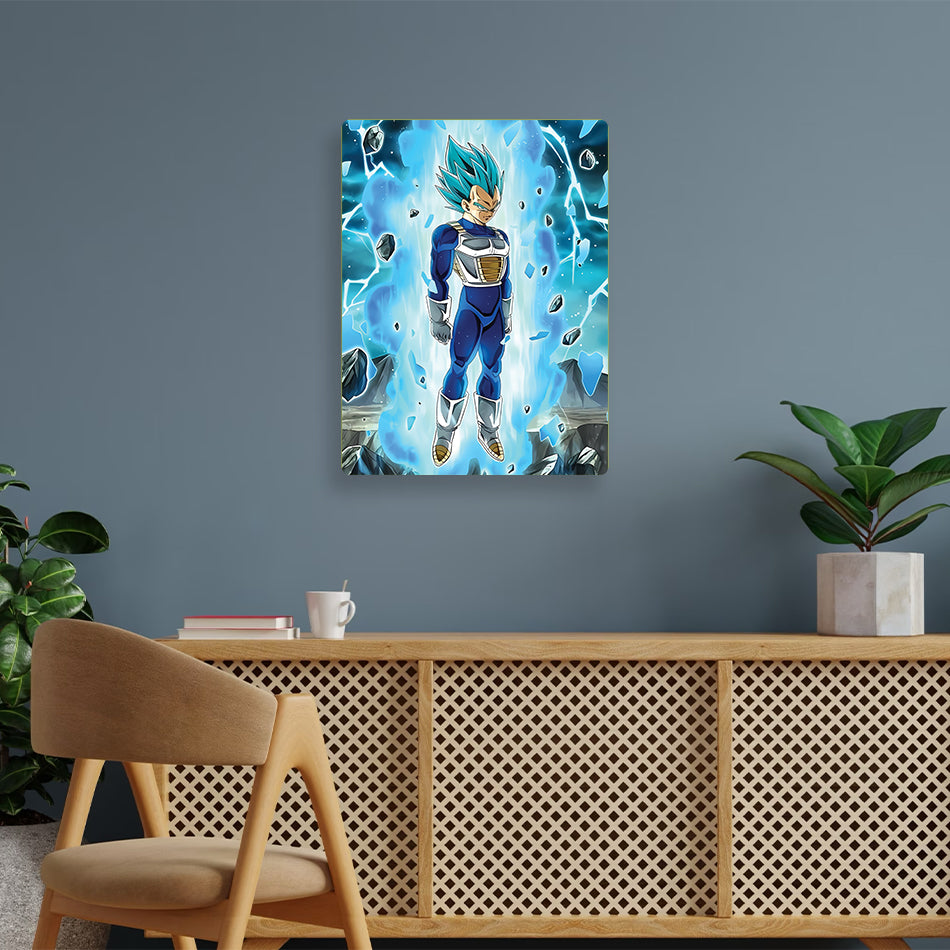 Vegeta Dragon Ball Z Metal Poster
