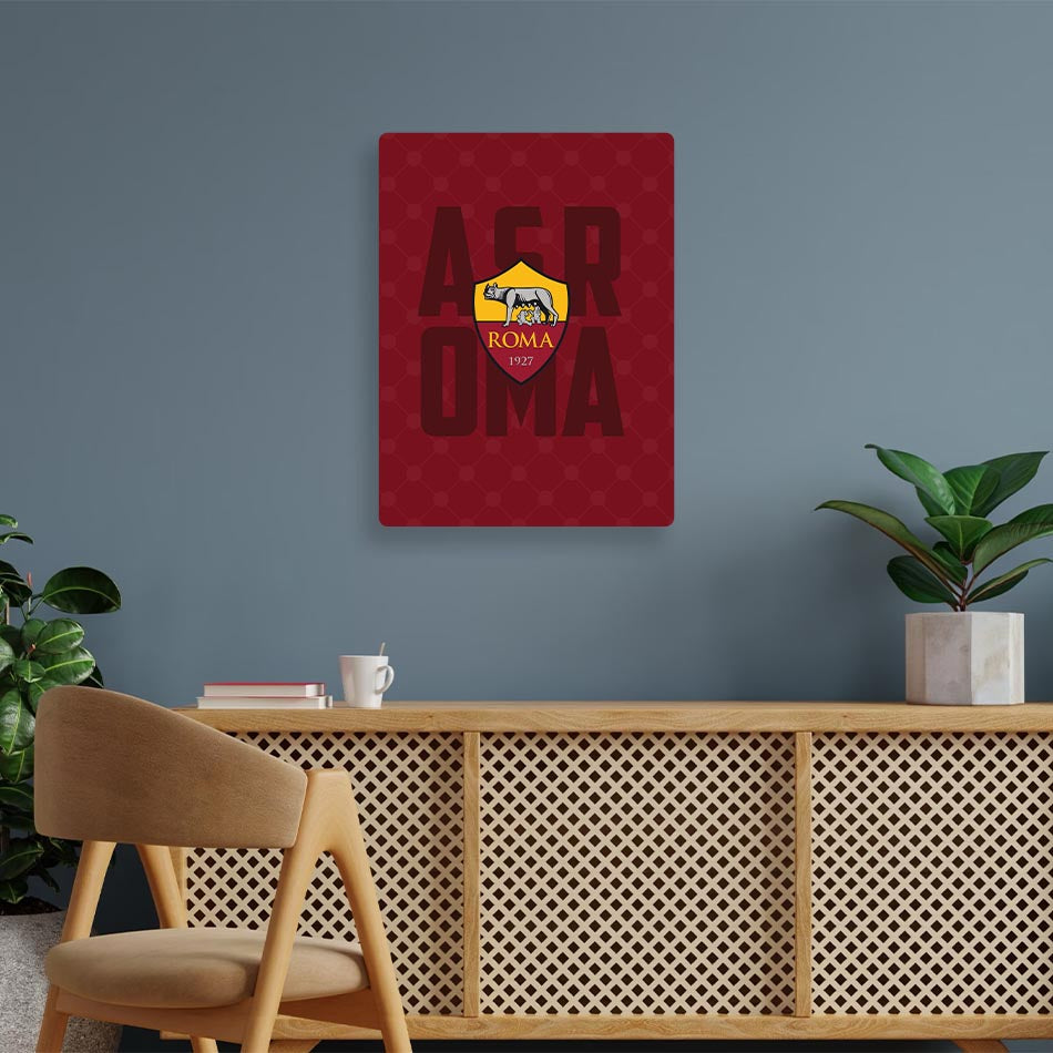 AS Roma Metal Poster