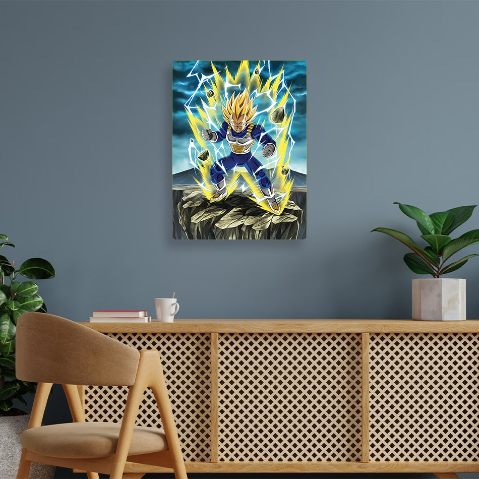 Vegeta Dragon Ball Z Metal Poster