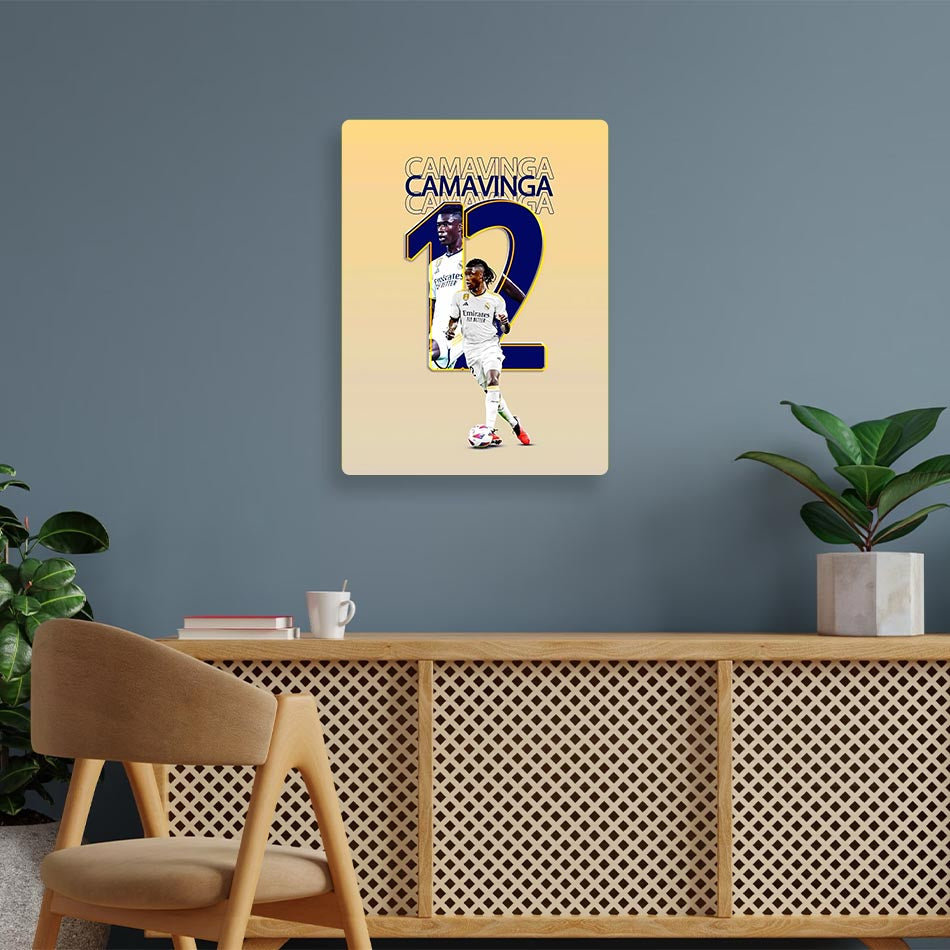 Camavinga Real Madrid Metal Poster