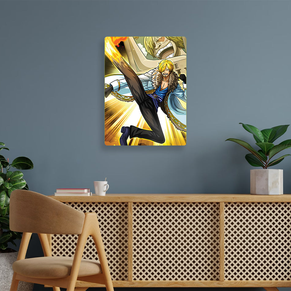 Sanji One Piece Metal Poster