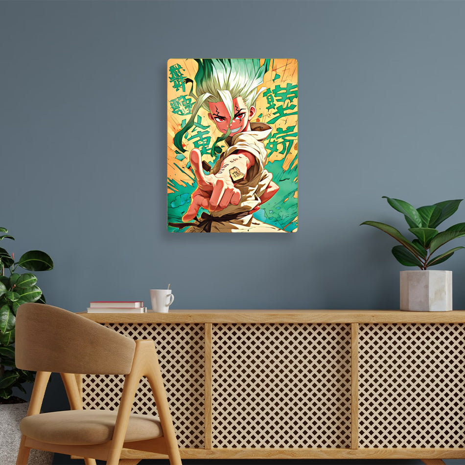 Dr Stone Metal Poster