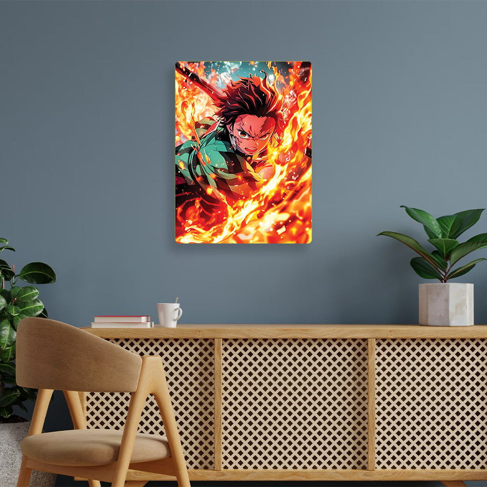 Tanjiro Demon Slayer Metal Poster