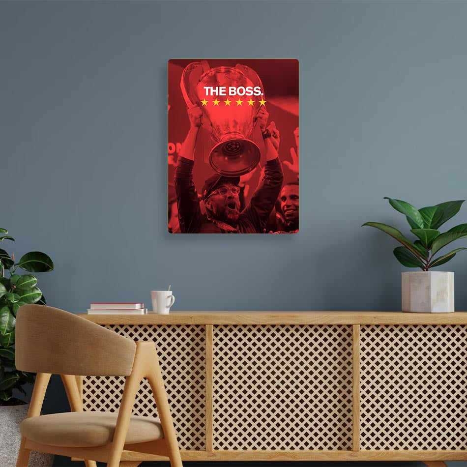 Jurgen Klopp Liverpool Metal Poster