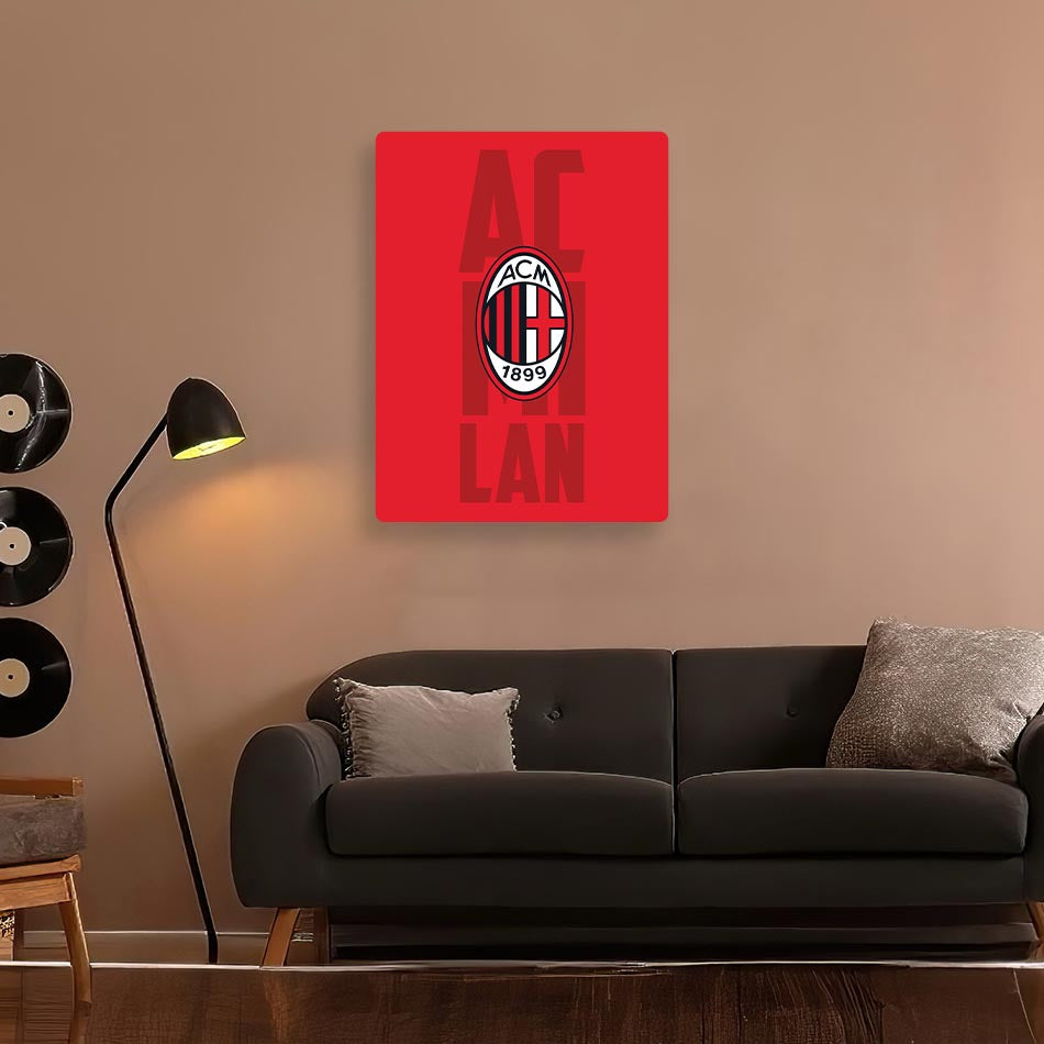 AC Milan Club Metal Poster