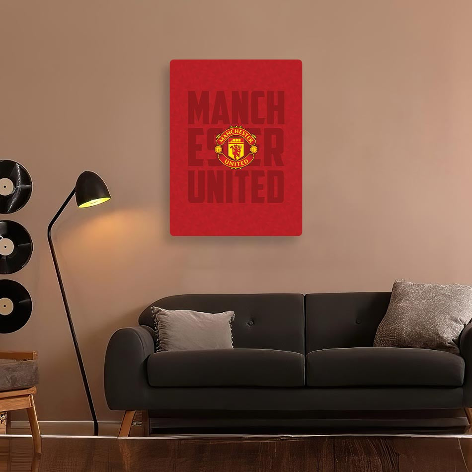 Manchester United Metal Poster