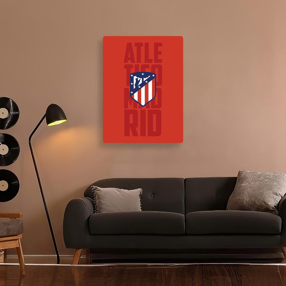 Atletico Madrid Club Metal Poster