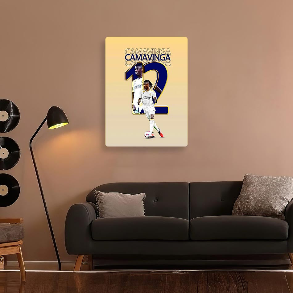 Camavinga Real Madrid Metal Poster