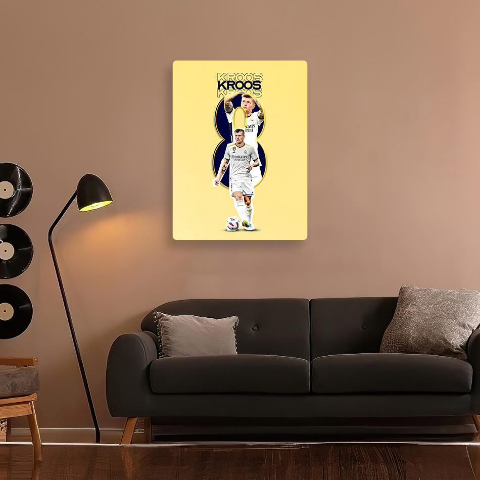 Toni Kroos Real Madrid Metal Poster