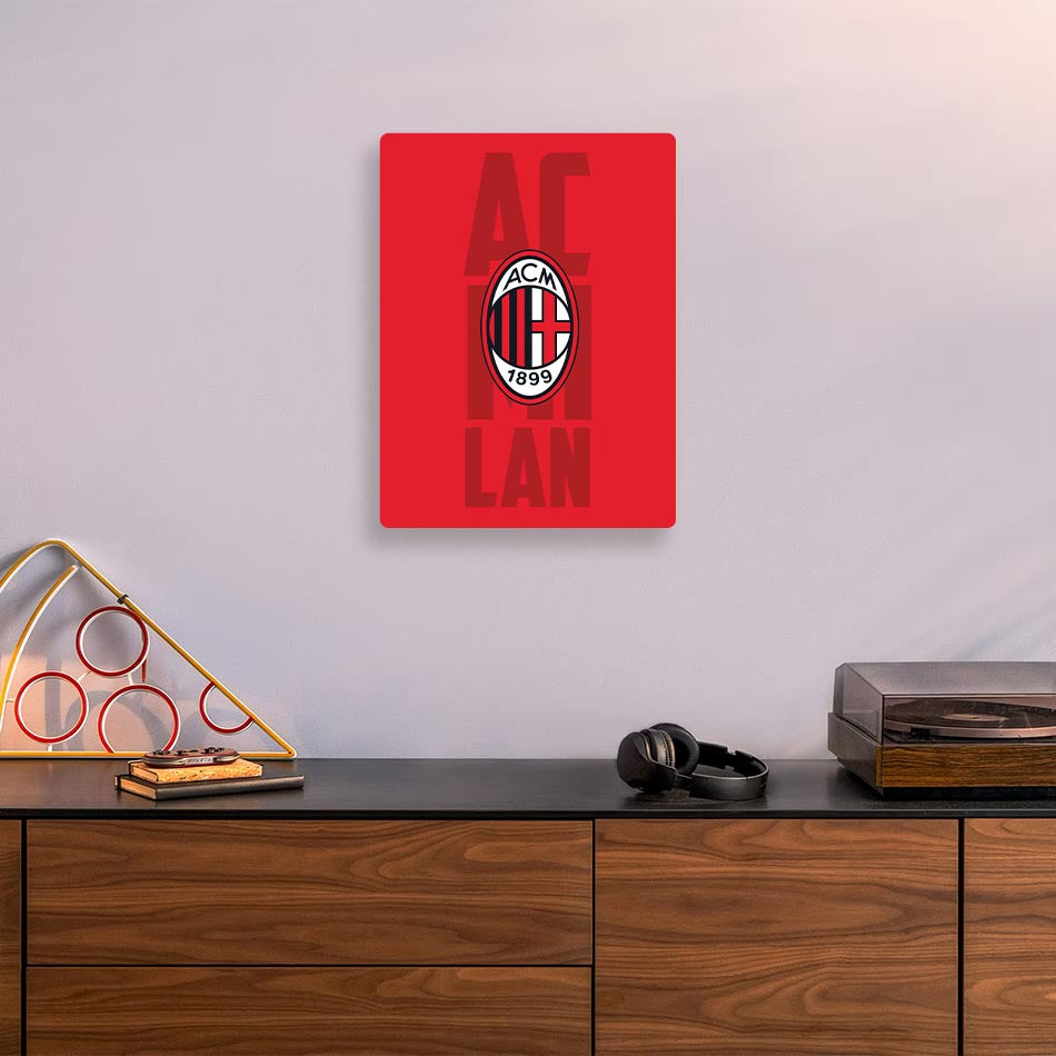 AC Milan Club Metal Poster