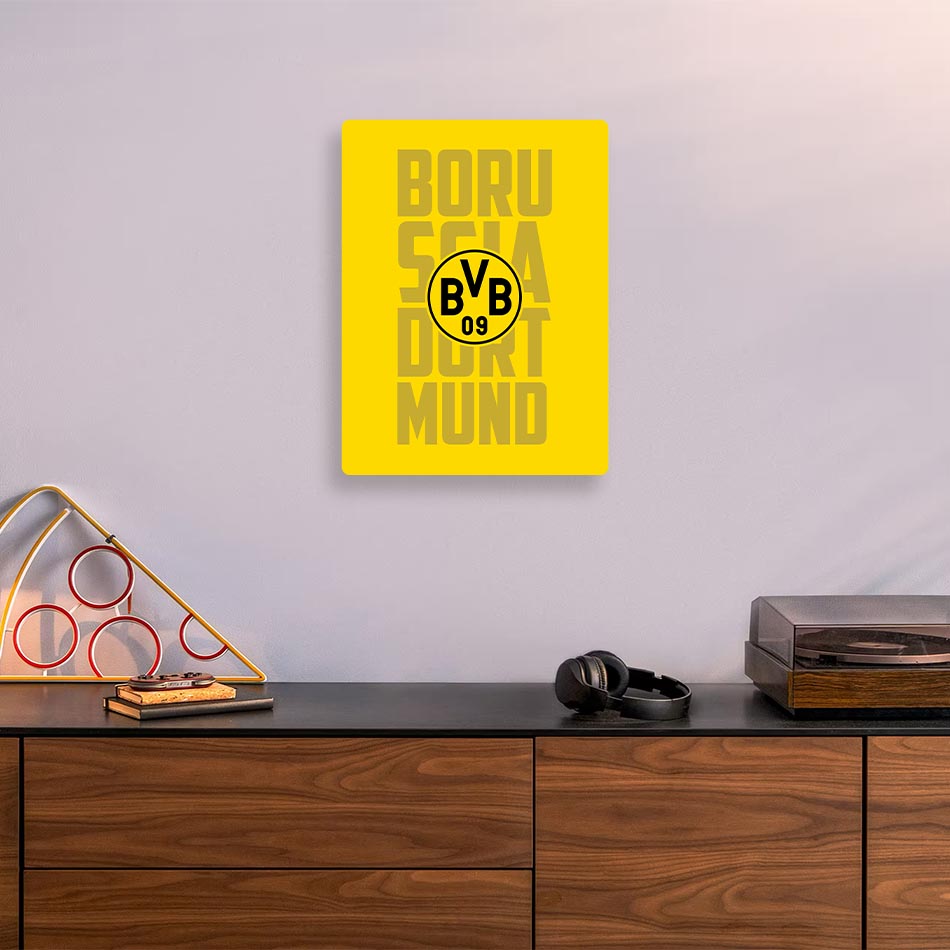 Borussia Dortmund Metal Poster