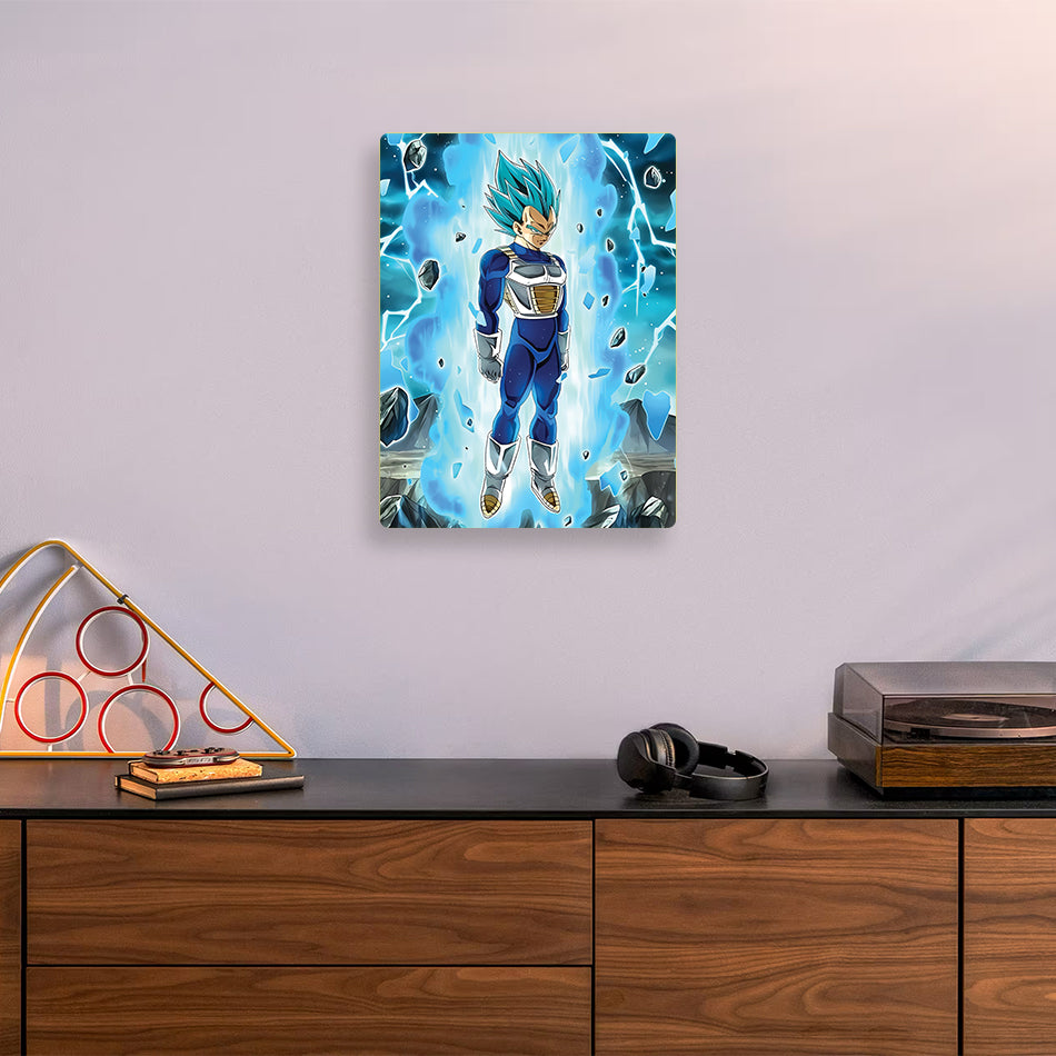 Vegeta Dragon Ball Z Metal Poster